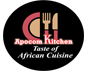 Apocom Kitchen. African Nigerian restaurant logo