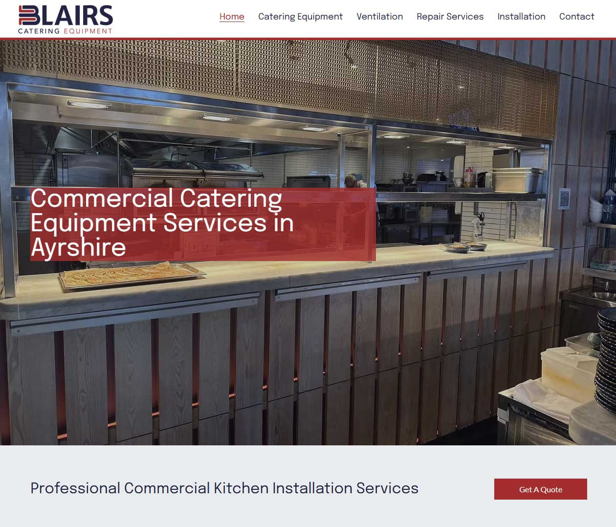 Blairs Catering Equipment logo
