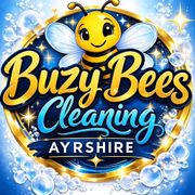 Buzy bees cleaning company Ayrshire logo
