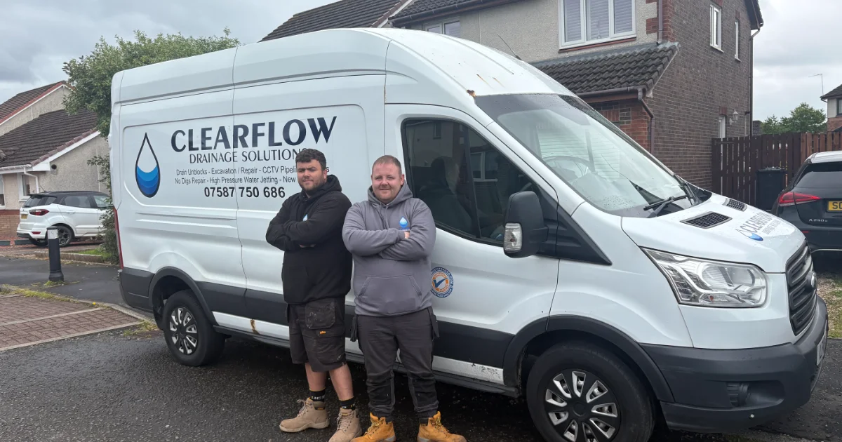 ClearFlow Drainage Solutions logo
