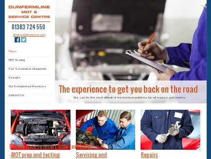 Dunfermline MOT & Service Centre logo