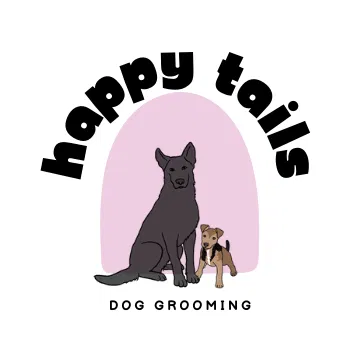 Happy Tails Dog Grooming logo