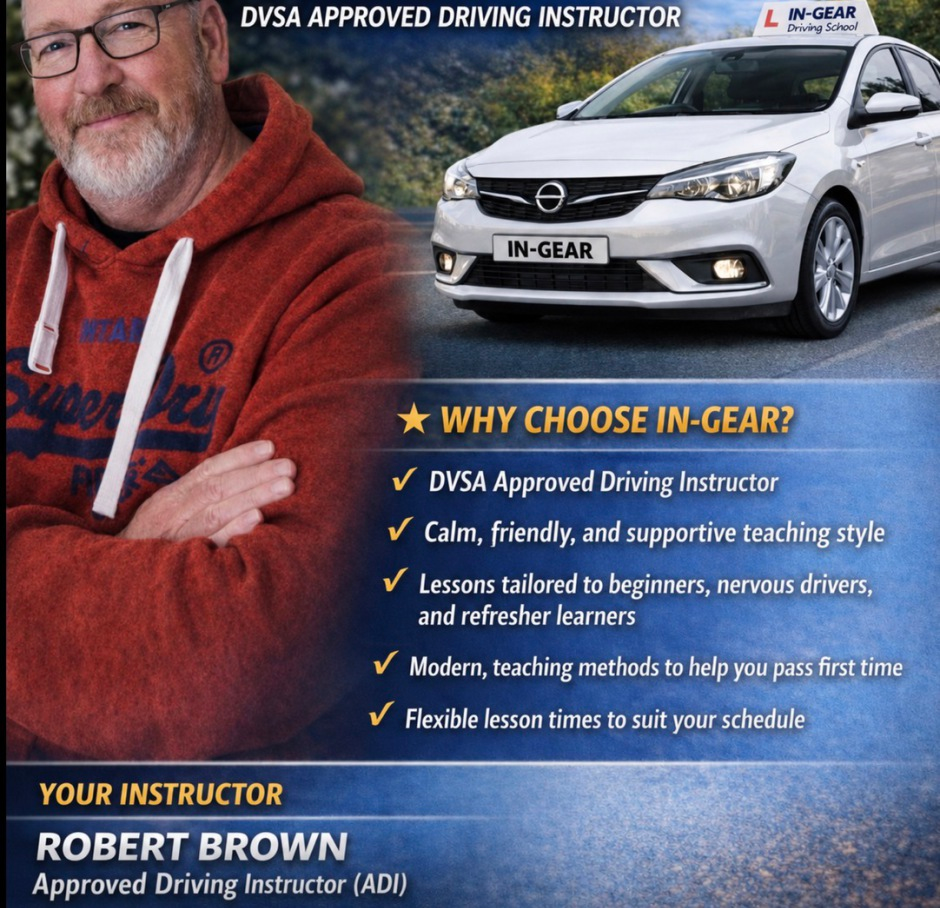 In-Gear Professional Driving tuition logo
