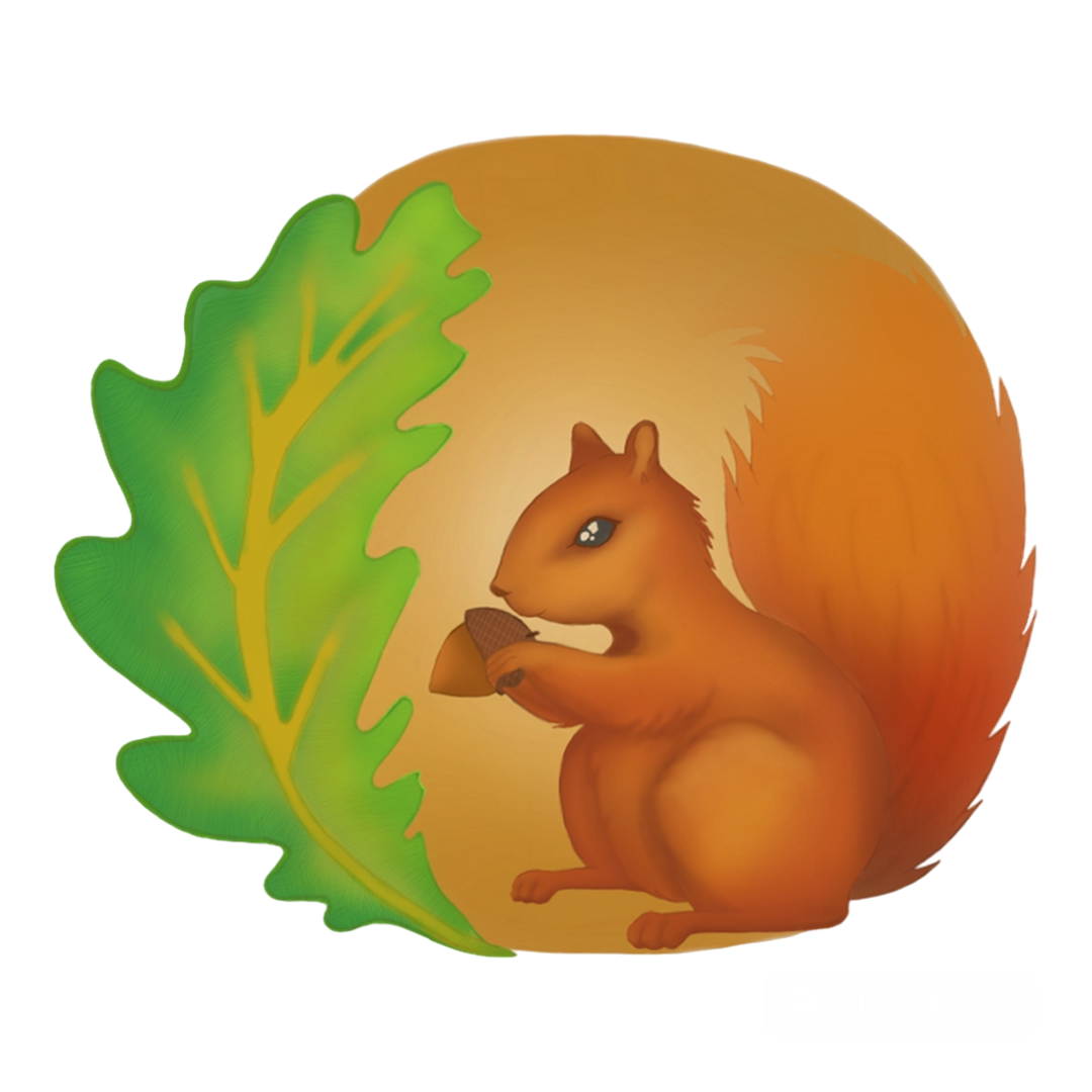 Little Acorns Wood and Meadow logo