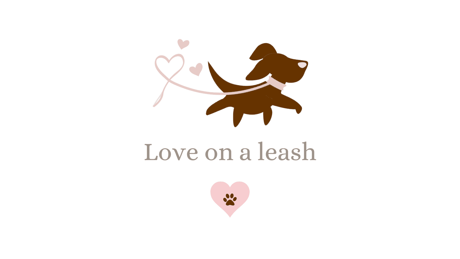 Love on a leash logo