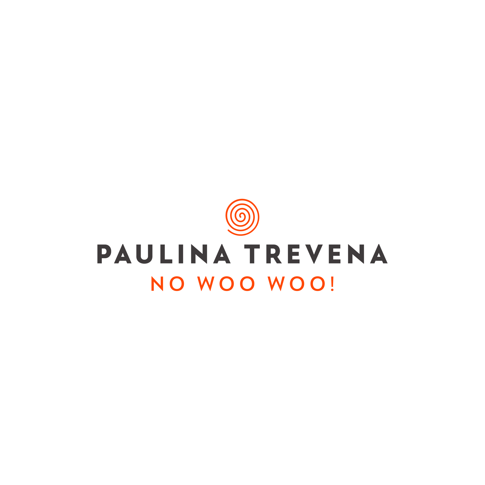 No Woo Woo! Dr Paulina Trevena logo