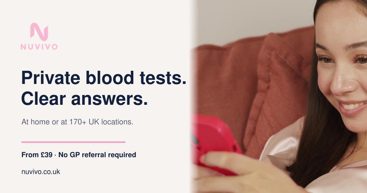 Nuvivo Health – Private Blood Tests, Home Tests & Skin Clinic logo