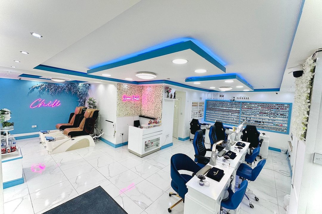 Ocean Nails and Spa in Airdrie logo