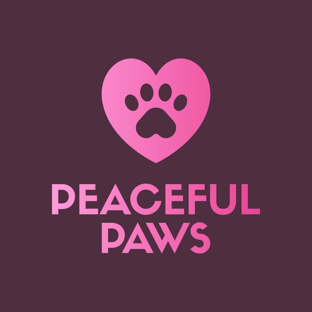 Peaceful Paws Home Euthanasia Scotland logo