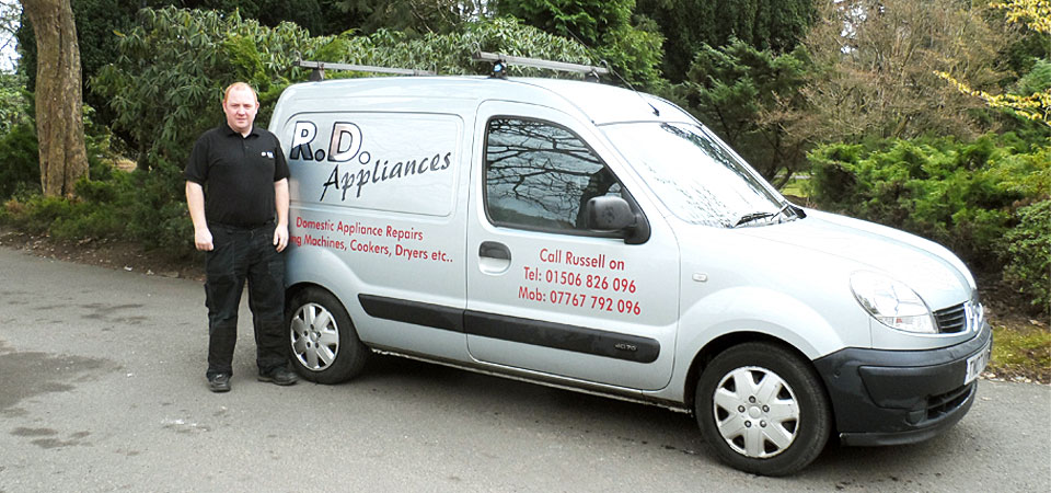 RD Appliances logo