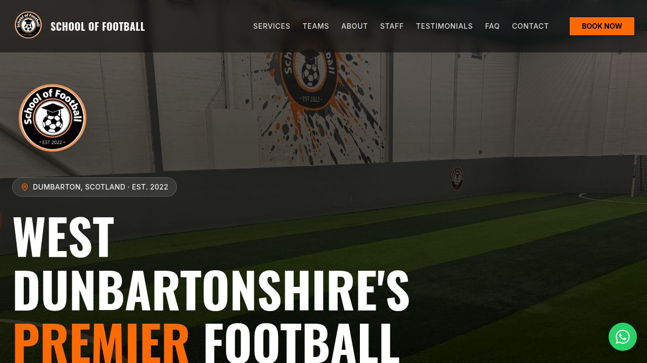School of Football Dumbarton logo