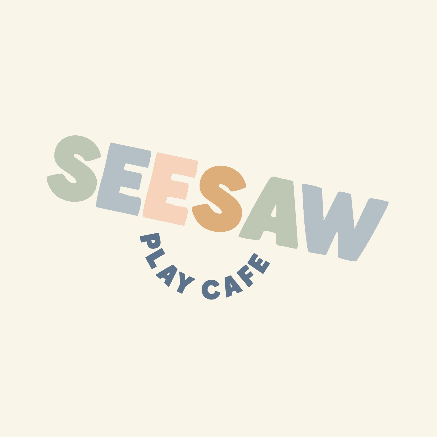 See Saw Play Cafe logo