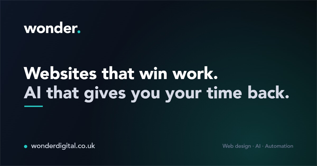 Wonder Digital | AI Powered Marketing and Web Design logo
